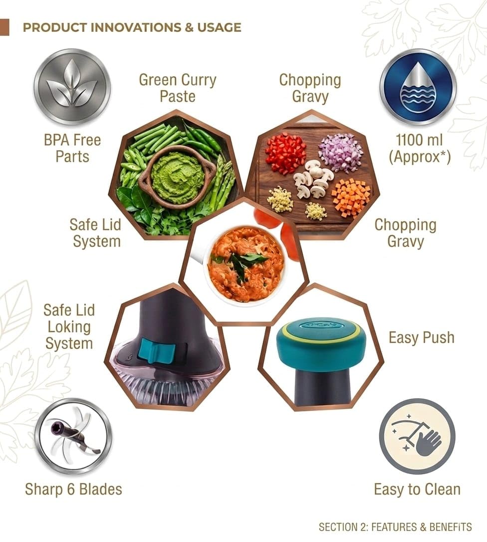 Hand Push Vegetable Chopper